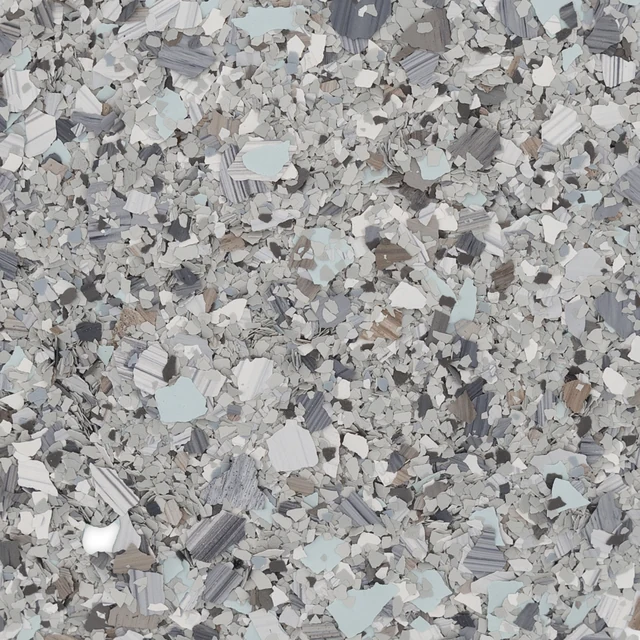Agate floor coating finish