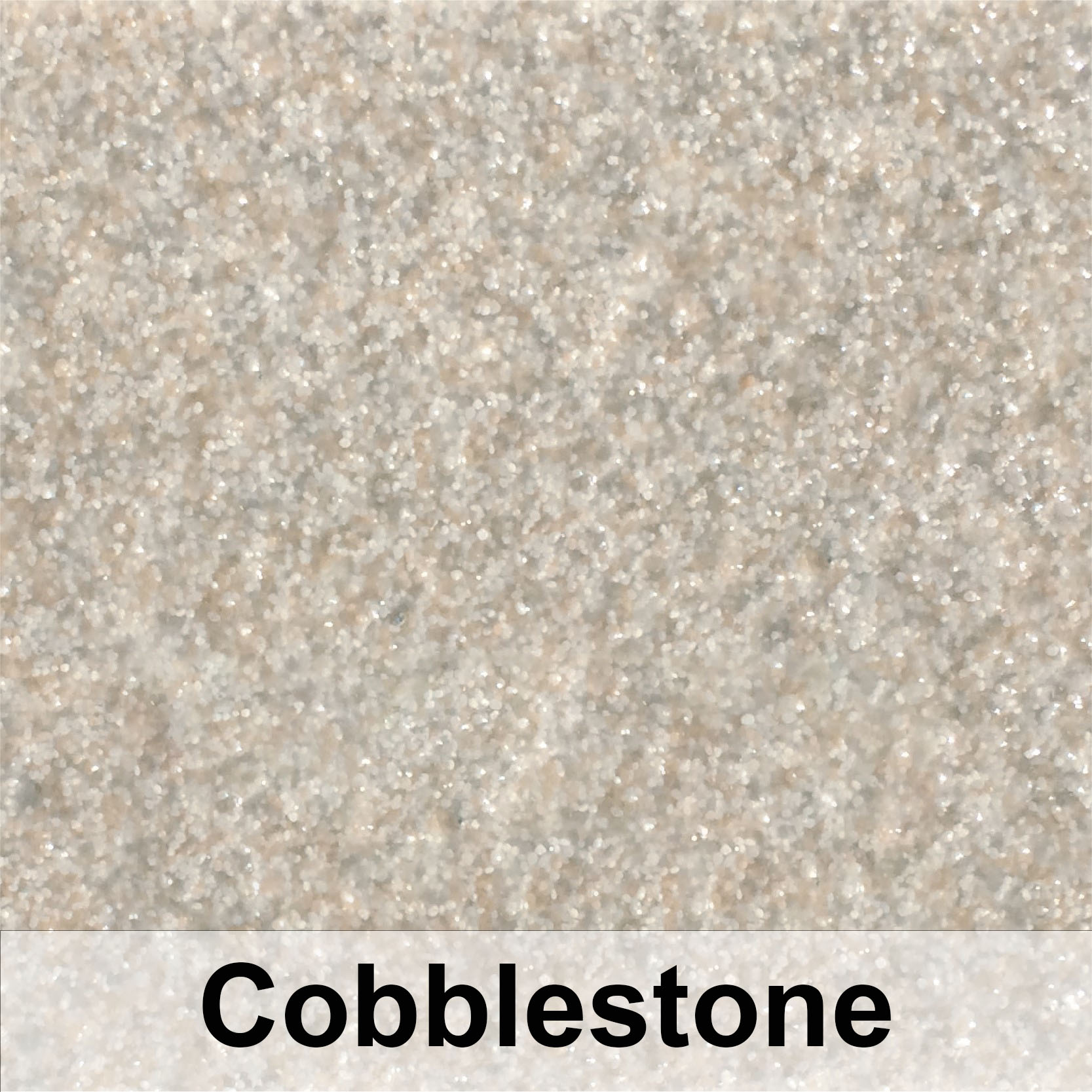 Cobblestone floor coating finish