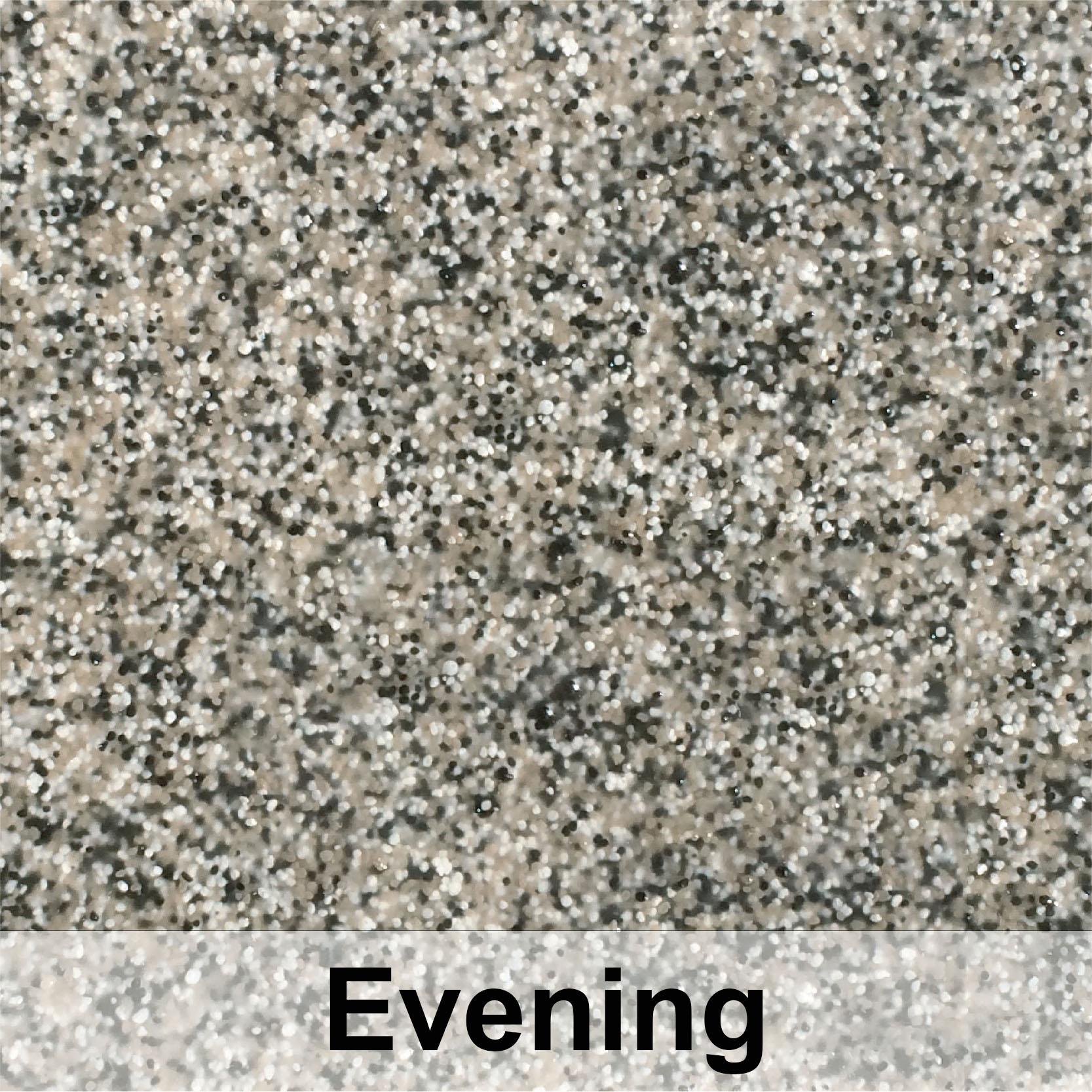Evening floor coating finish